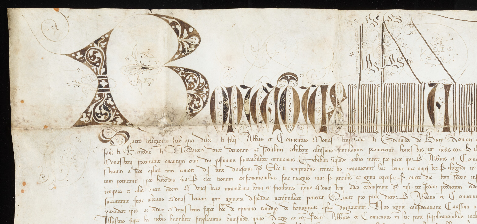 http://images.monasterium.net/illum/IllUrk/1398-04-25_Bonifaz-IX-f-Bury-St-Edmunds_Oxford_Bodeian-Ms-Ch-Suffolk-1565_J-de-Ferentino_Det-1.jpg