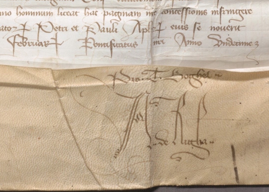 http://images.monasterium.net/illum/IllUrk/1400-01-27_Bonifaz-IX-f-Pfarrer-v-Waltrop_Scriptor-A-de-Righa_LA-NRW-Rheinland-Essen-Urk-AA-0248-Nr-1043_Det3.jpg