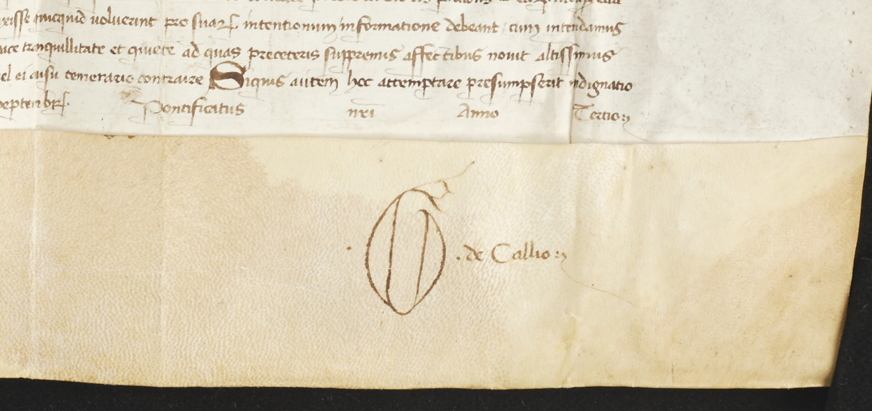 http://images.monasterium.net/illum/IllUrk/1420-01-09_Martin-V-befiehlt-einen-Waffenstillstand-OT-Polen-Litauen_mit-Saeule_Scriptor-G-de-Callio_Krakau-Nat-Mus-Bibl-Czator-334-Perg_Det2.jpg