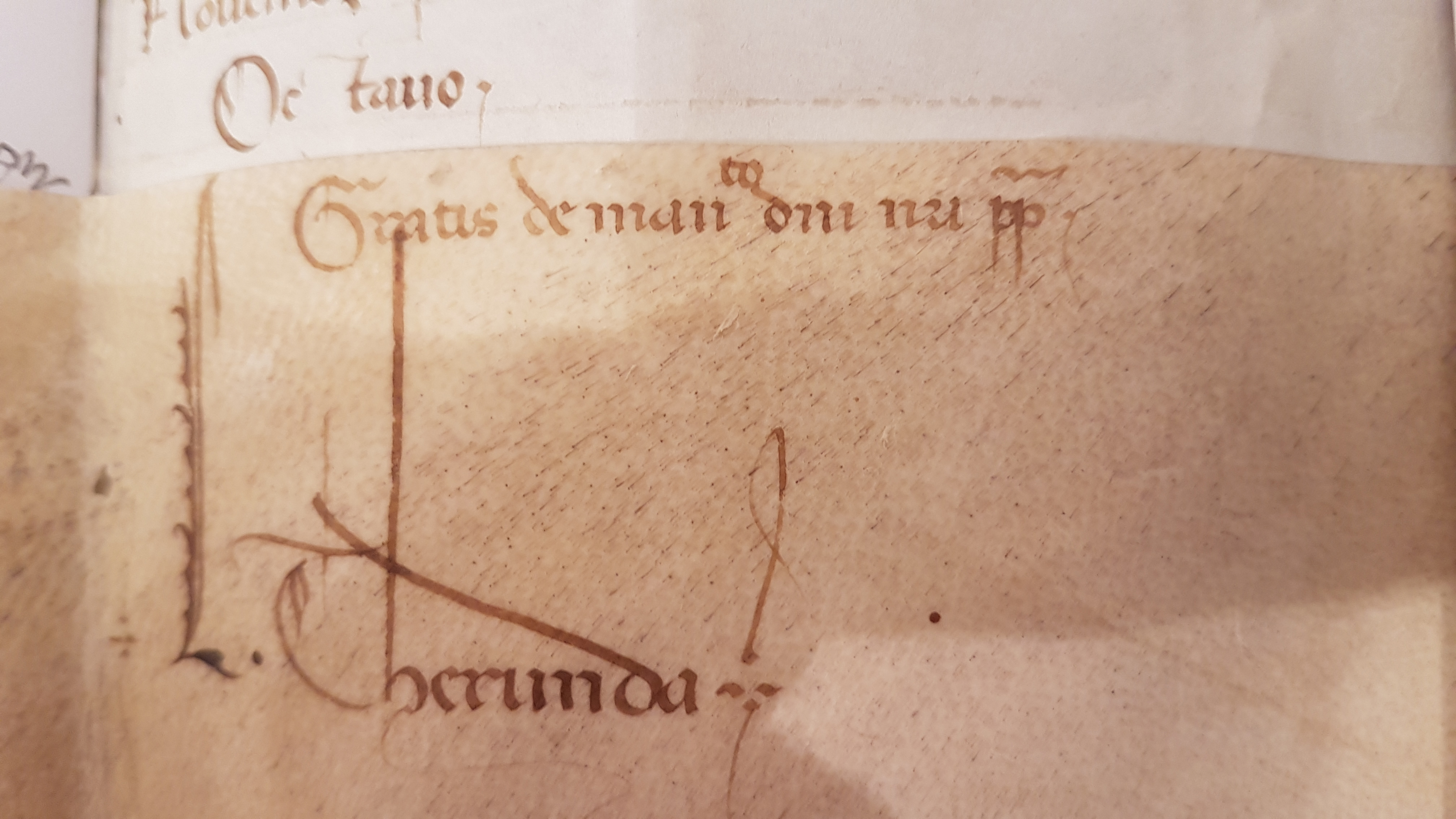 http://images.monasterium.net/illum/IllUrk/1438-11-06_Ferrara_Eugen-IV-f-Zambeccarius_Koller-2019-03-26-lot-533_Scripto_L-Therunda.jpg